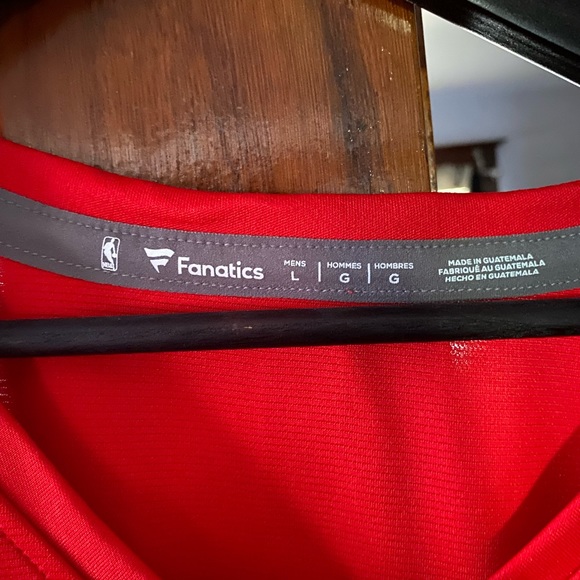 Pascal Siakam red Raptors jersey size large - Picture 4 of 5